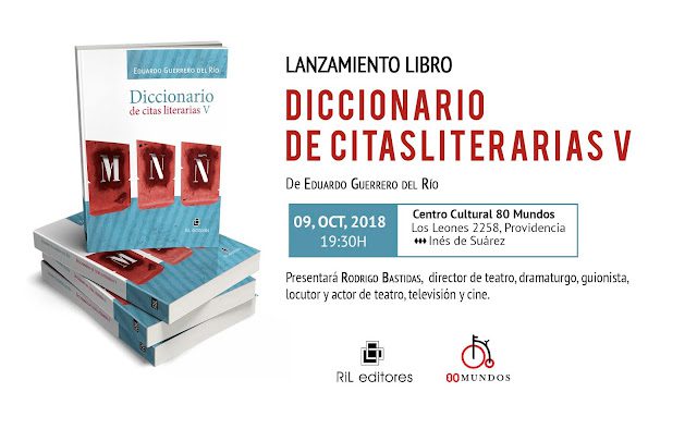 Lanzamiento del libro «Diccionario de citas literarias V» de Eduardo Guerrero